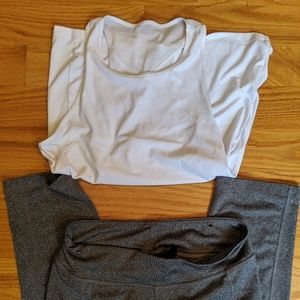 Workout Set: Tank and Cropped Leggings